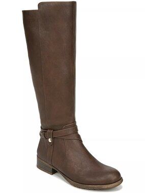 LifeStride Women's Xtrovert Riding Boots Dark Tan-Size-7M (regular calf)